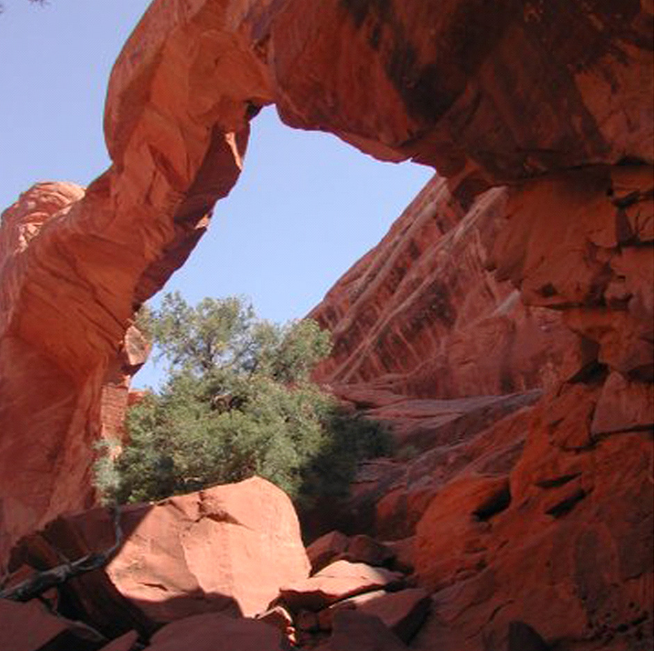 Natural arch
